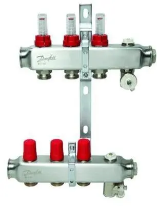 Danfoss kolektoru komplekts SMM-3F 3+3 ar