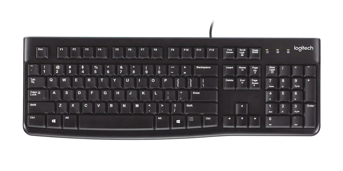 Logitech K120 Vadu Tastatūra Melna OEM