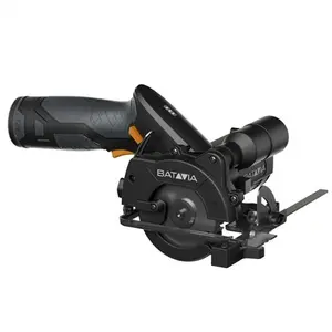 Batavia Fixxpack 2.0 12V Cordless Circular Saw 85 mm Set with 2.0Ah Battery and USB-C Charging Cable