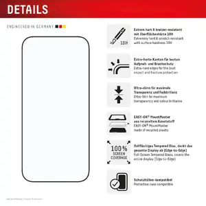 Защитное стекло DISPLEX Premium Glass MM для iPhone 17 Pro и iPhone 18 Pro