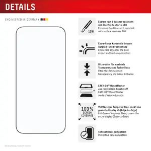 Защитное стекло DISPLEX Premium Glass MM для iPhone 17 Pro Max и iPhone 18 Pro Max e.v.i. 02314