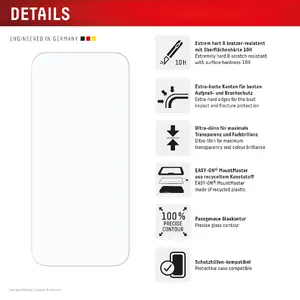 DISPLEX Защитное стекло из реального стекла для iPhone 17 Pro Max и iPhone 18 Pro Max