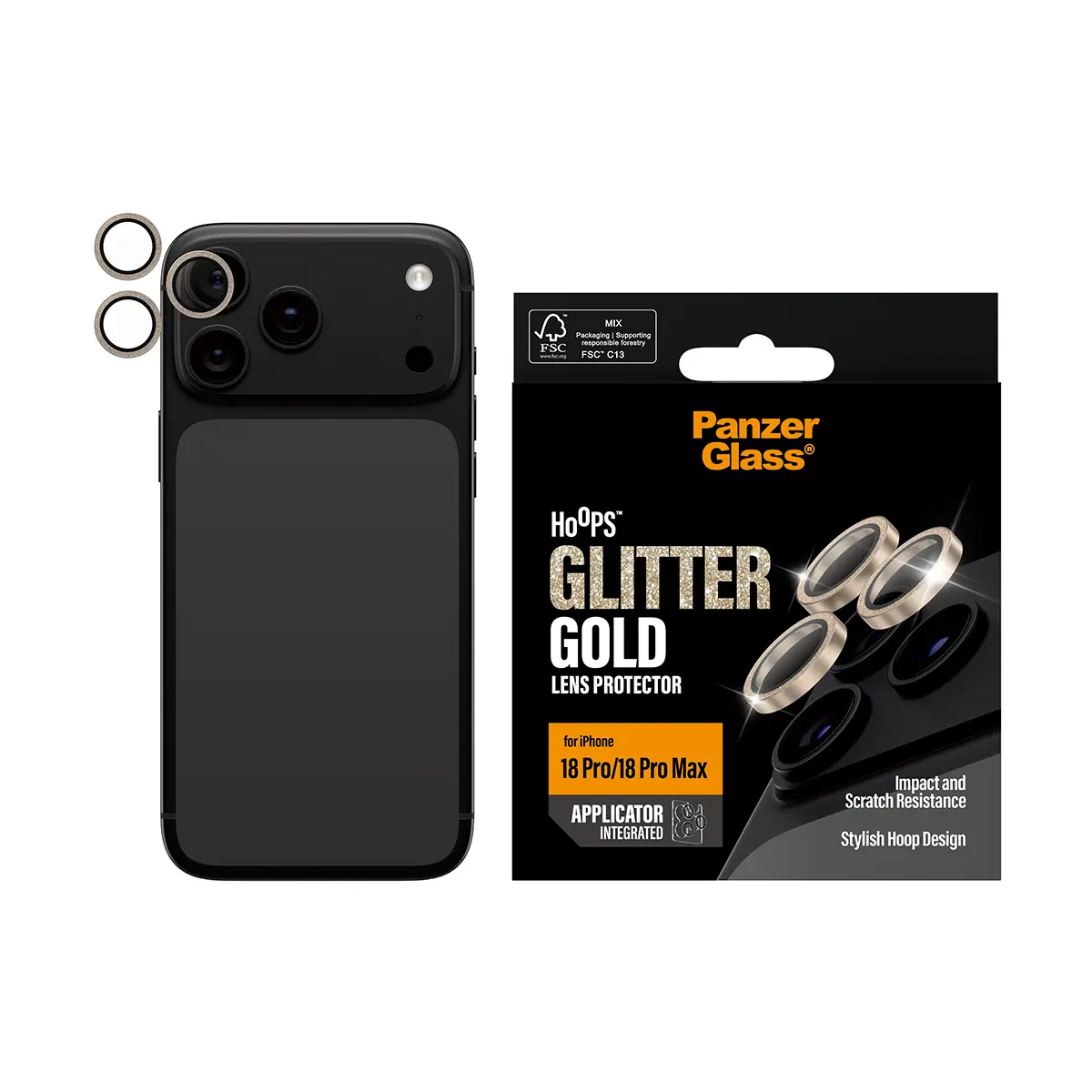 PanzerGlass Hoops kameras aizsargs iPhone 18 Pro / Max Photo 2