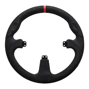 Asetek GT Rim - Round Comfort+ Racing wheel black ergonomic design 330 mm width with wrench and screws