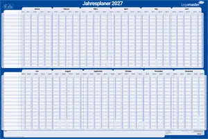 Legamaster rullējams projektu plānotājs vācu izdevums 2027