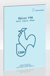 Mākslas papīrs Hahnemühle 50 loksnes 190 g/m² Bez skābes