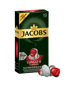 Jacobs LUNGO 6 CLASSICO Coffee Capsule for Nespresso System