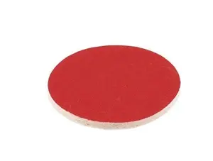 Silver Polishing Pad with Velcro 125mm