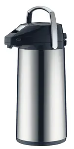 alfi 0987.000.220 Jug 2.2 L Black and Silver Insulated Carafe