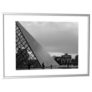 Paperflow Picture frame set Grey aluminium and perspex 6-pack