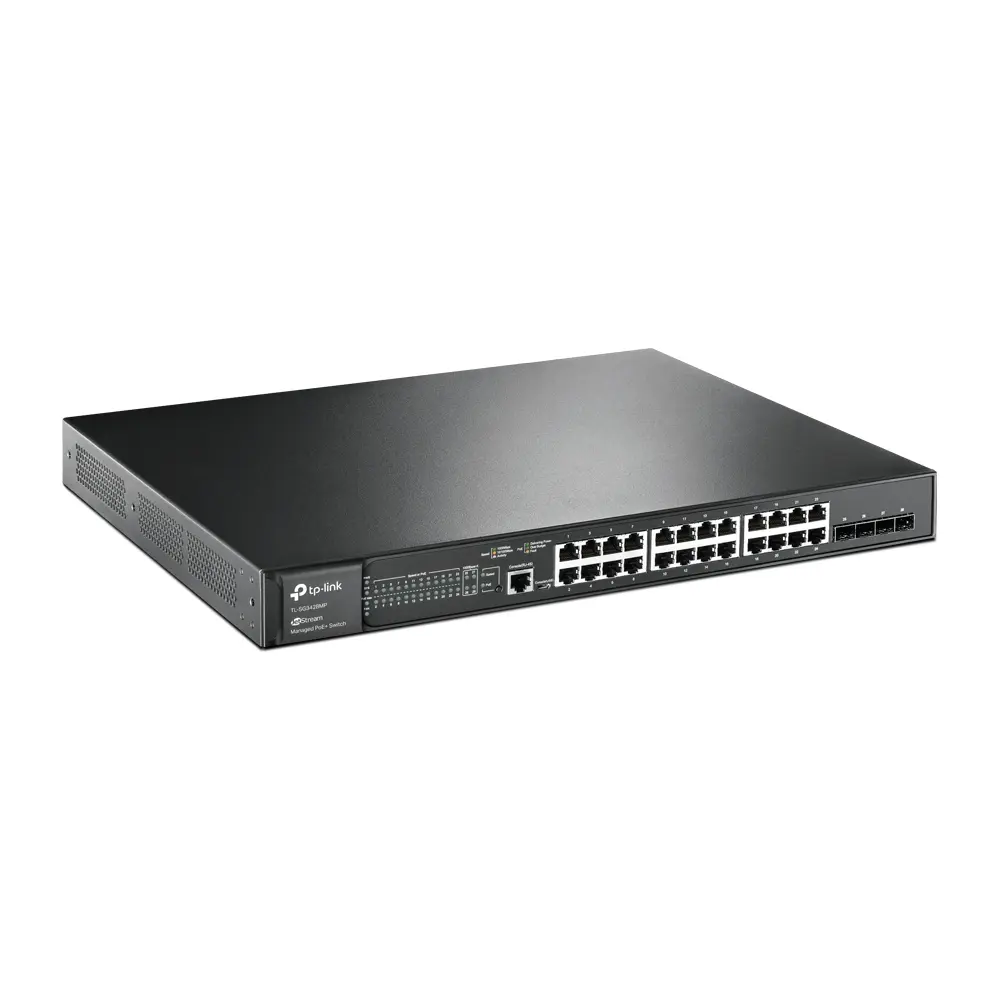 TP-Link JetStream TL-SG3428MP 28 portu gigabitu