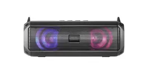 Mars Gaming MSB-XT Stereo Portable Speaker Black 20 W Bluetooth 5.3 Wired and Wireless Soundbar with MicroSD Card Reader and FM Radio