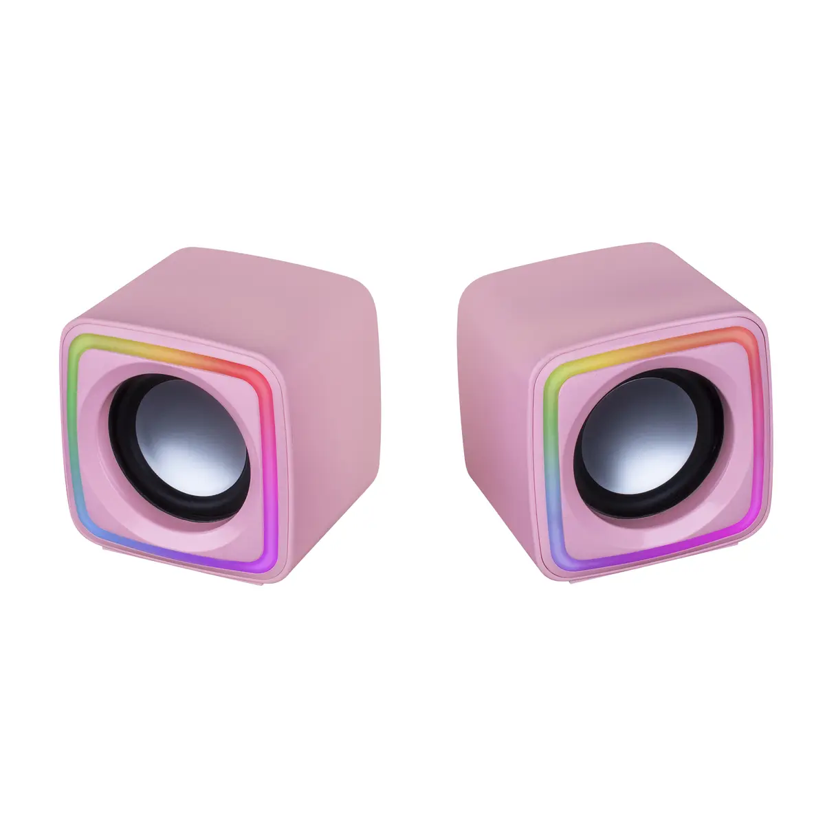 Mars Gaming MSCUBEP Pink Gaming Speakers Photo 3