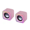 Mars Gaming MSCUBEP Pink Gaming Speakers Photo 4