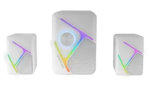 Mars Gaming MS-H21 White Wired 35 W