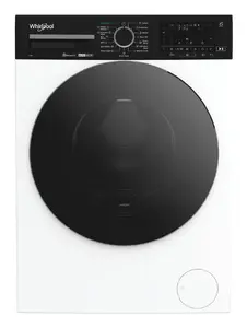 Whirlpool WPM 87W ADS EE washing machine Front-load 8 kg 1351 RPM Black, White
