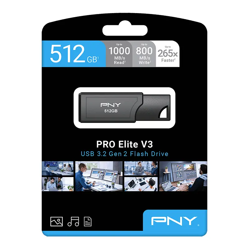 PNY Pro Elite V3 512 ГБ USB Flash Drive Photo 9