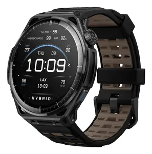 Amazfit Balance 3 Смарт-часы 51 мм AMOLED Сенсорный экран Титан Черный 64 ГБ Wi-Fi GPS Zepp OS