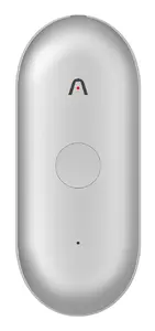 Диктофон Plaud NotePin S Silver с памятью 64 ГБ, временем записи 20 часов, аккумулятором 320 мАч и беспроводным интерфейсом
