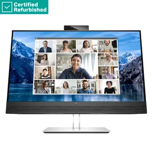 RENEW SILVER HP E27m G4 QHD Charging Conferencing Monitor - 27" 2560x1440 QHD 300-nit 75Hz AG, IPS, USB-C(65W)/HDMI/DisplayPort/DisplayPort-out, 4x USB-A, speakers, 5MP webcam, RJ-45 LAN, height adjustable/tilt/swivel/pivot, 1 years