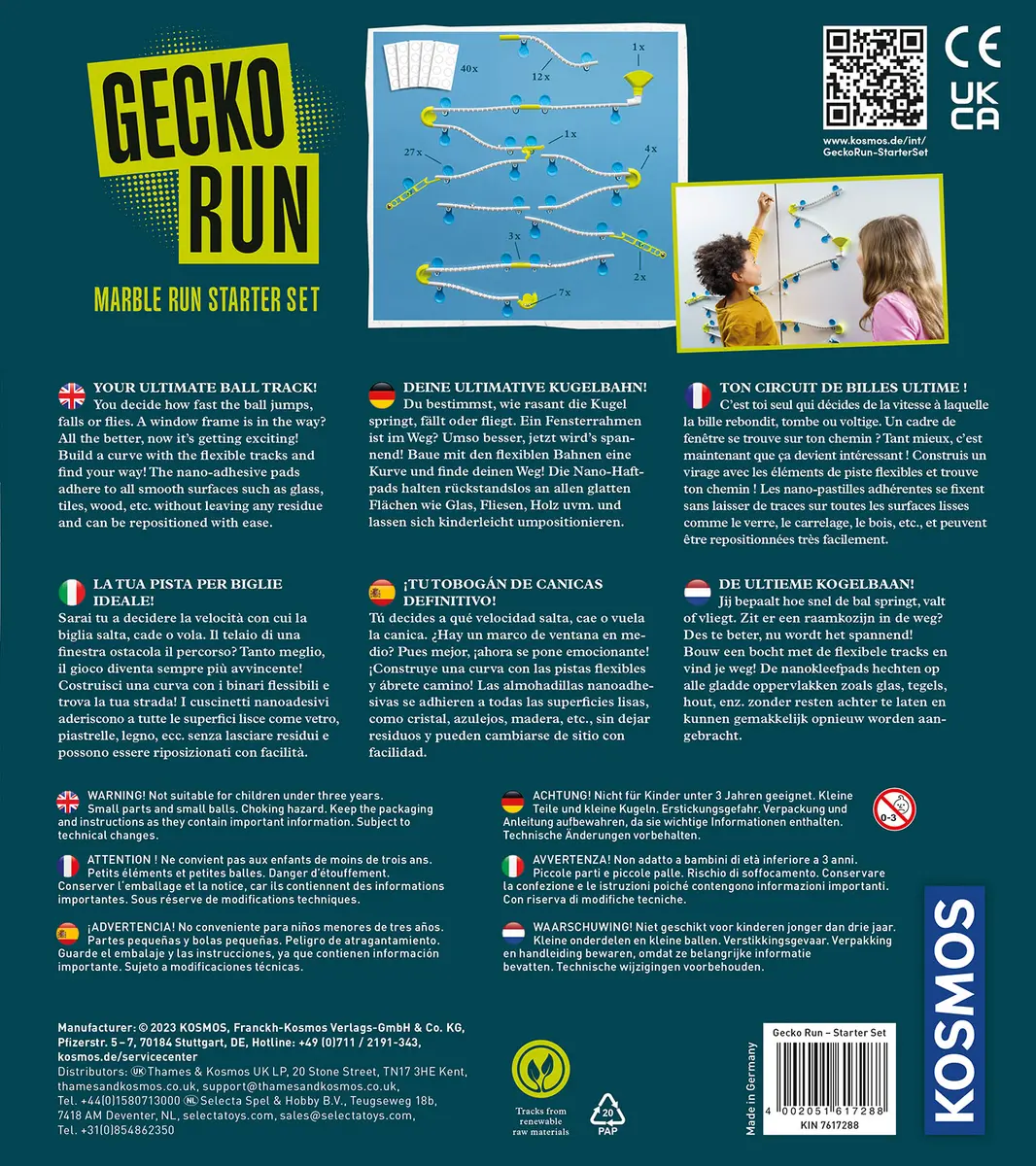Kosmos Gecko Run - Marble Run Starter Set V1 Photo 2