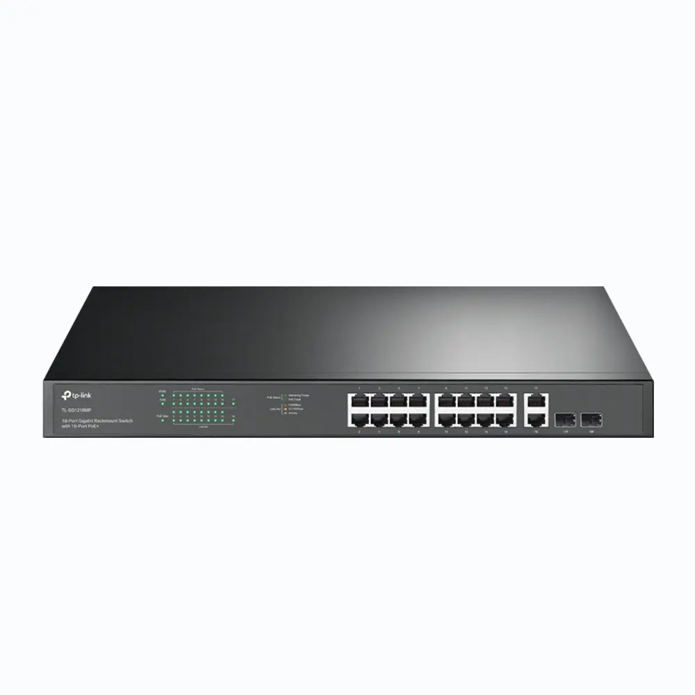 TP-Link TL-SG1218MP nevadāms statīvā uzstādāms komutators