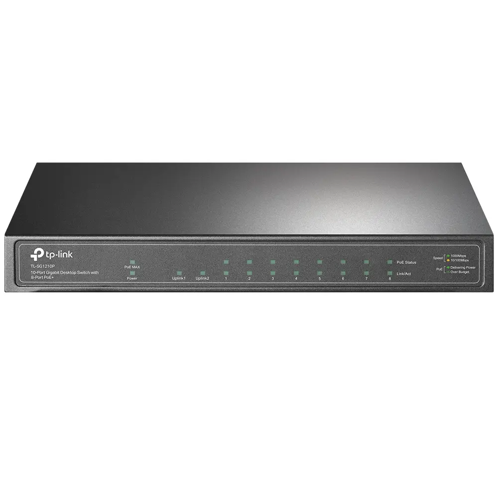TP-Link Switch TL-SG1210P 10-Port Gigabit PoE