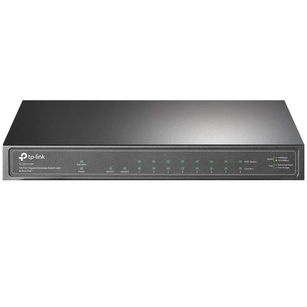TP-Link Switch TL-SG1210P 10-Port Gigabit PoE