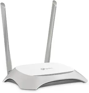 TP-Link TL-WR840N(EU) Wireless Router Fast Ethernet Single-band 2.4 GHz 300 Mbit/s Wi-Fi 4 4x LAN Ports Grey White