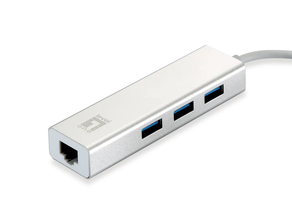 Гигабитный USB-адаптер и хаб LevelOne USB-0503 Photo 2