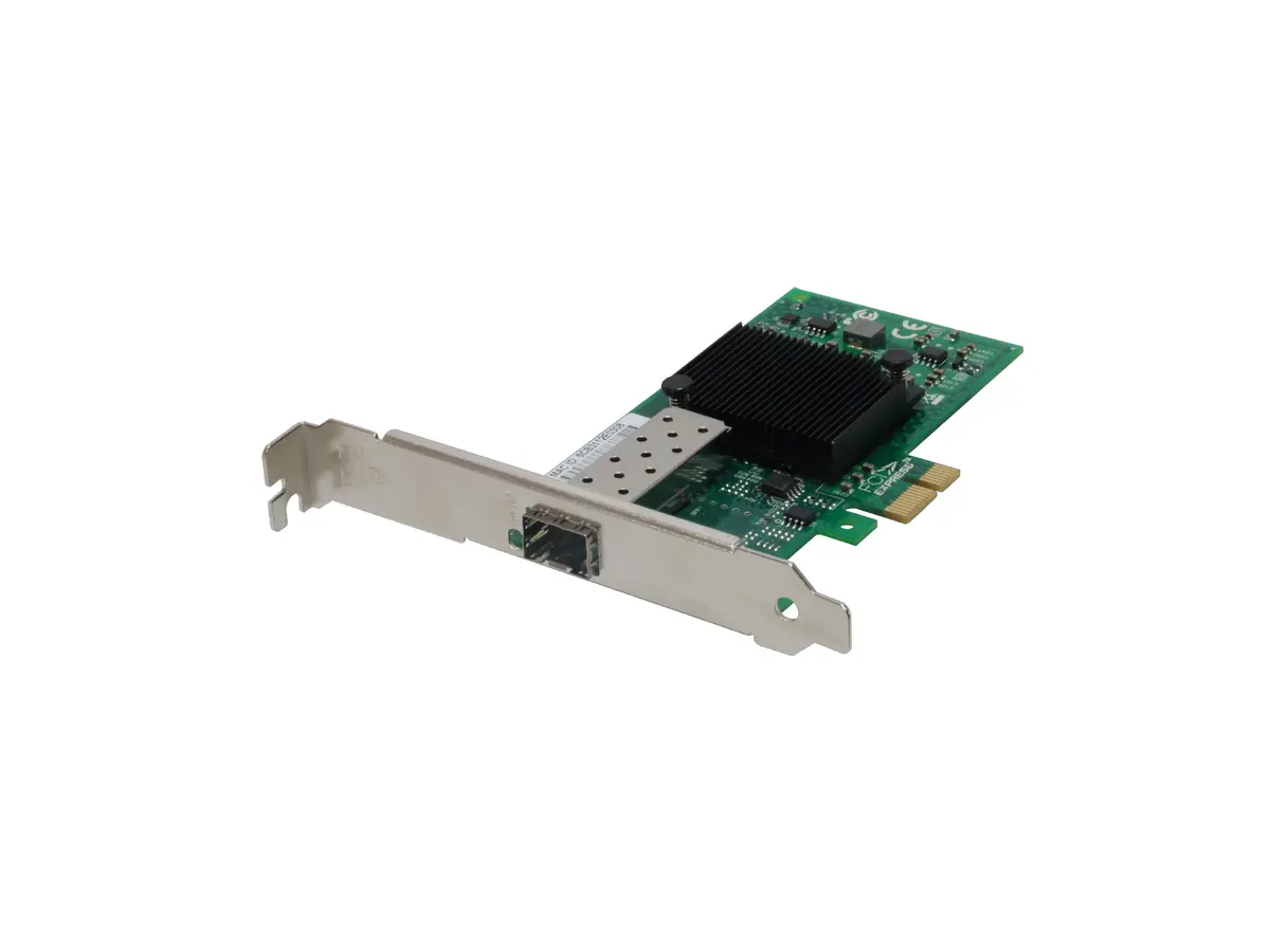 LevelOne GE Netzwerkkarte PCIe1x/1xSFP grĂĽn, 2604366