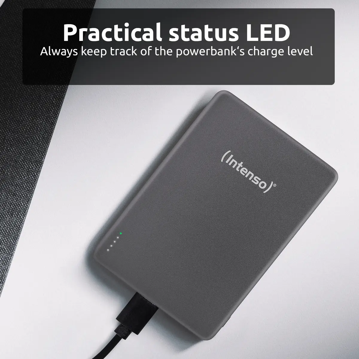 Intenso MW5000 Magnetic Power Bank 5000 mAh Grey Photo 7