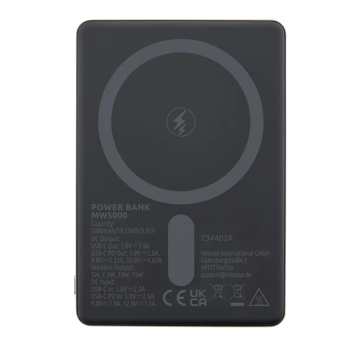 Intenso MW5000 Magnetic Power Bank 5000 mAh Grey Photo 12