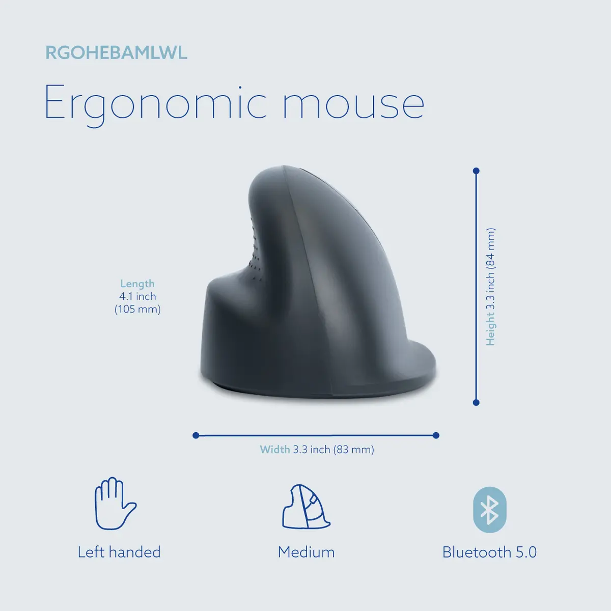 R-Go Tools RGOHEBAMLWL Мышь для левой руки Photo 15