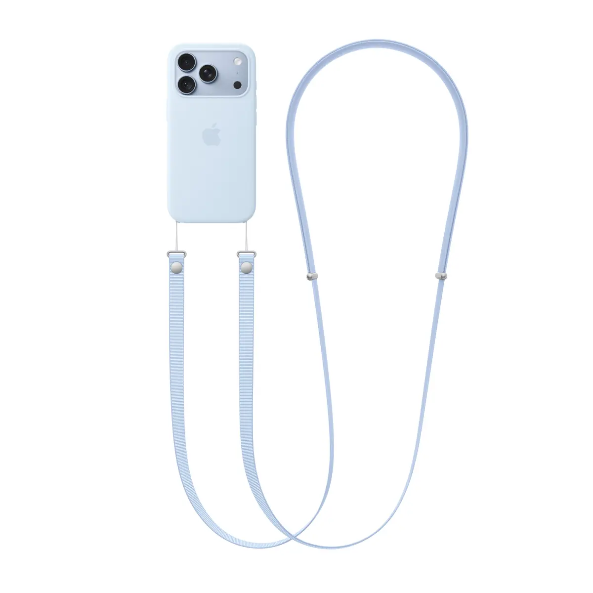 Apple Crossbody Strap - Crisp Blue Photo 3