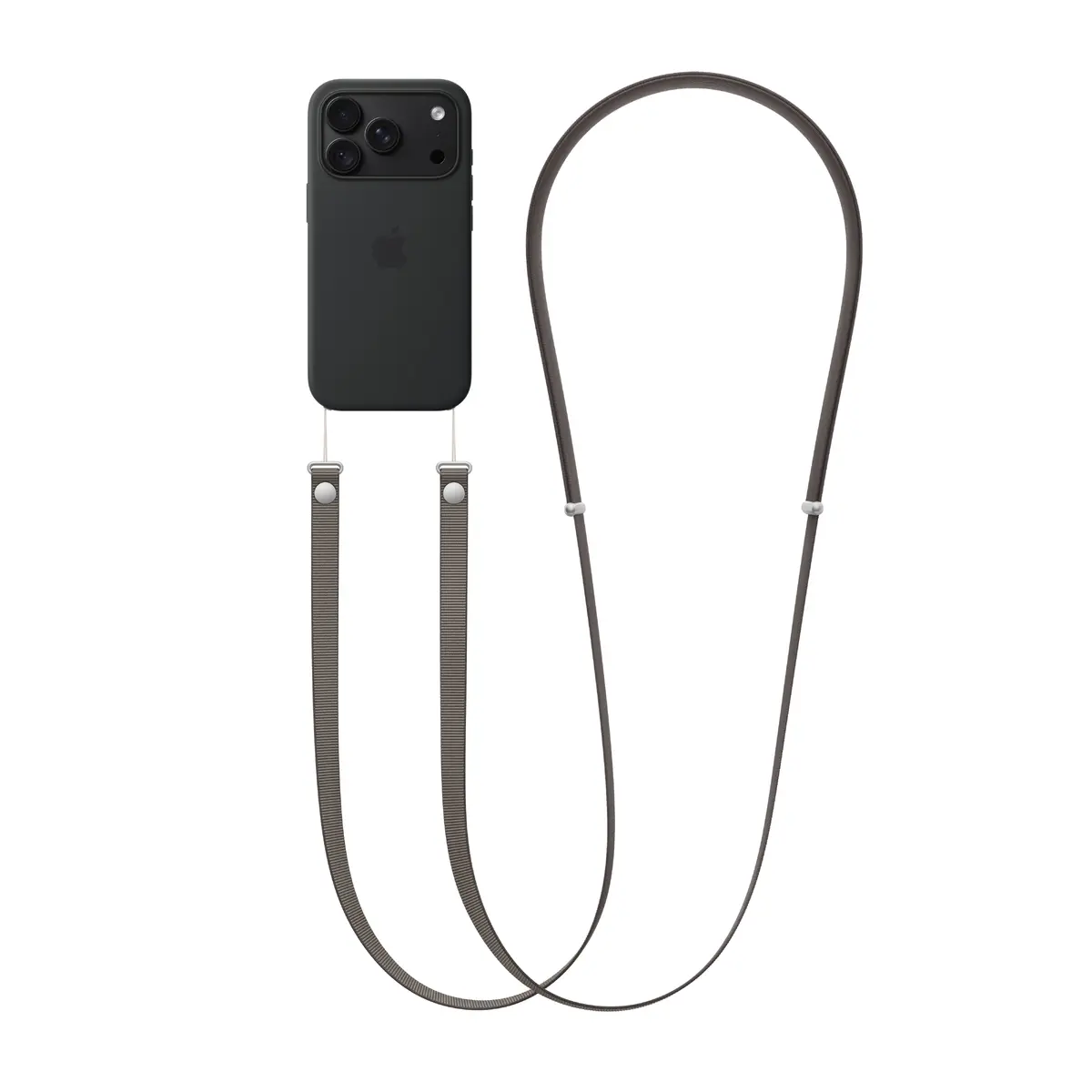 Apple Crossbody Strap Taupe Photo 4
