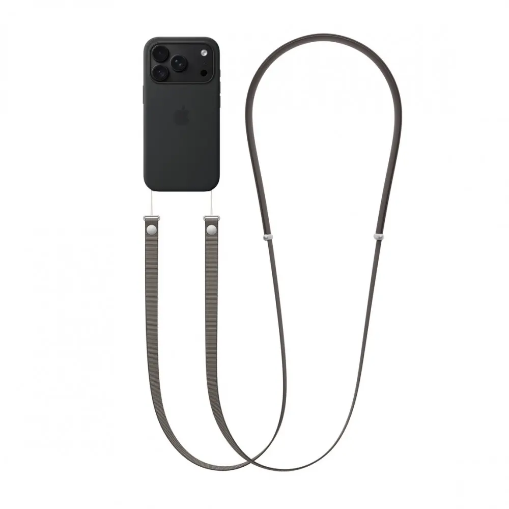 Apple Crossbody Strap Taupe Photo 7