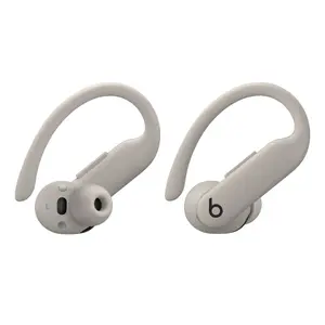 Беспроводная спортивная гарнитура Beats Powerbeats Pro 2 с наушниками-вкладышами Bluetooth с заушниками, встроенным микрофоном, цвет песочный