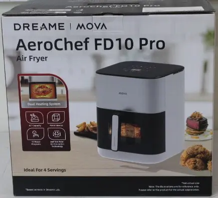 Аэрофритюрница MOVA FD10 Pro 6 л белая Photo 4