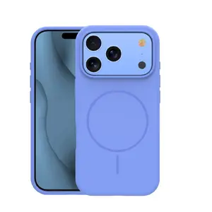 Mocco Silicone Thin Mag vāciņš Apple iPhone 17 Pro Max un Apple iPhone 18 Pro Max ierīcēm ar MagSafe atbalstu zilā krāsā