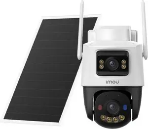 IMOU AOV Air 4G Kit IP Security Camera Wireless Outdoor Bullet White CMOS 8x Digital Zoom 2.8 mm Fixed Focal Length 15 m Night Vision with 3W Solar Panel