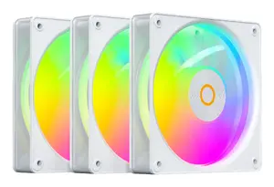 Ocypus Gamma F12 Elite ARGB Вентилятор для компьютерного корпуса 12 см Белый 3 шт Гидравлический подшипник 1.8 мм вод. ст.