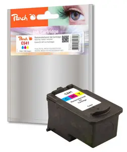 Krāsu tintes kārtridži Peach PI100-157 Cyan Magenta Yellow pigmenta Canon Pixma MG un MX sērijas printeriem