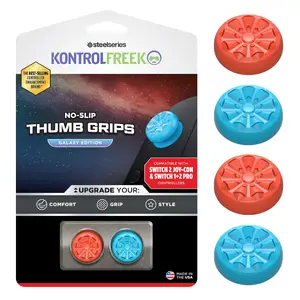 Thumb Grips Steelseries Galaxy Edition Red Blue 4 Pieces for Nintendo Switch 2 Joy-Cons Pro Controller