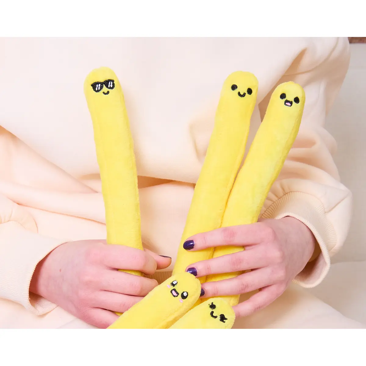 Just Play Emotional Support Fries Plush Toy Photo 3