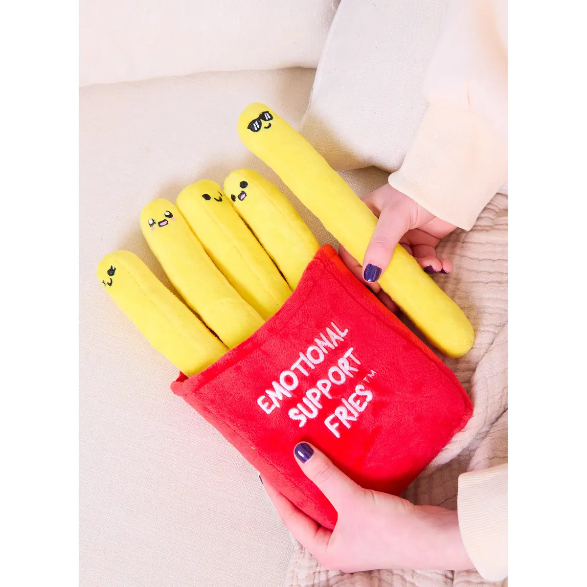 Just Play Emotional Support Fries Plush Toy Photo 5