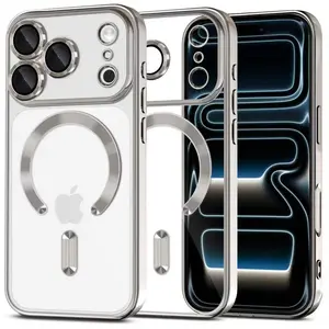 Tech-Protect MagFlex MagSafe mobilo telefonu vāciņš Apple iPhone 17 Pro 6.3 collas sudraba un caurspīdīgs