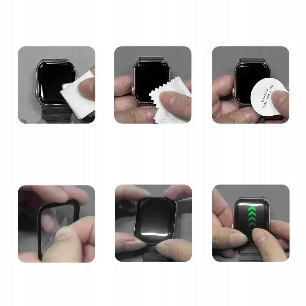 Стекло Tech-Protect для Redmi Watch 6 Черный (2 шт.) Photo 4