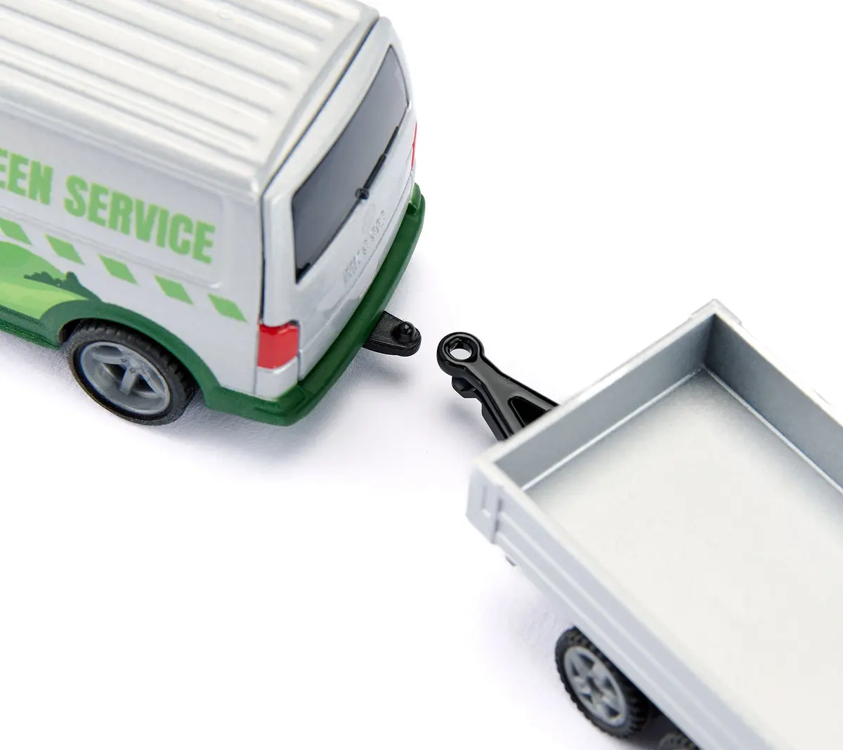 Siku VW T6 with Lawn Tractor Photo 4