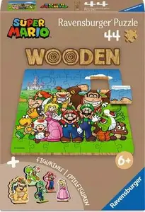 Ravensburger Wooden Puzzles Kids - Super Mario (44 pieces) - German Edition
